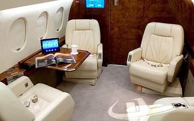 Private aircraft interior services